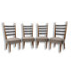 Chaises de salle à manger par Josef Pehr, Tchécoslovaquie, années 1940