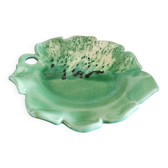 Plate, fruit bowl or leaf-shaped catchall Vallauris