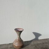 Beige stoneware ceramic vase