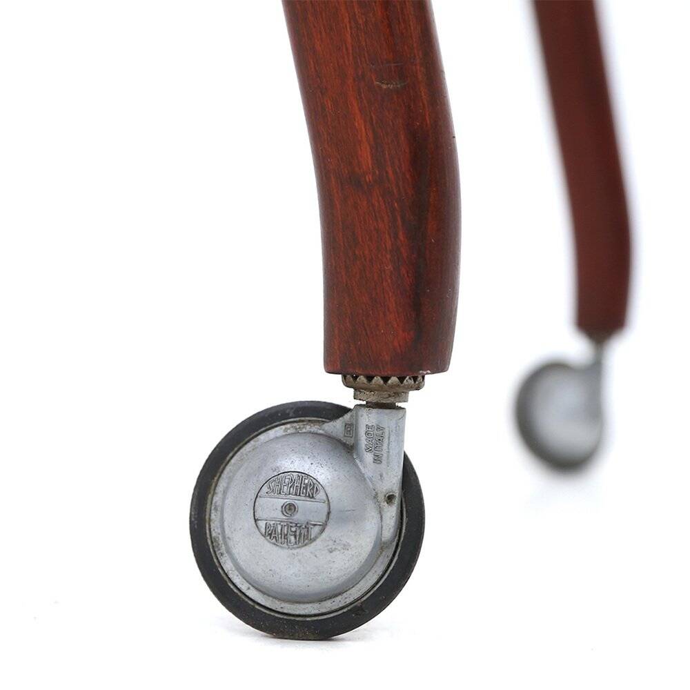 Glass shelf cart, 1950s