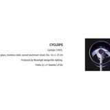 Pair of modernist wall lights, Pierre Lallemand / Moonlight "Cyclops" 1992