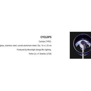 Paire d'appliques modernistes, Pierre Lallemand / Moonlight "Cyclops' 1992