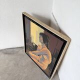 Oil painting of a naked woman