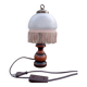 Lampe de chevet vintage romantique verre à franges