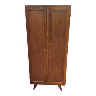 Old small double vintage wardrobe
