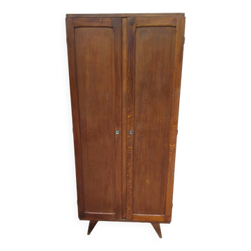 Old small double vintage wardrobe