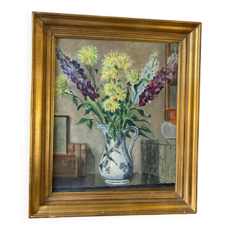 Flowers signed Henri Charbon