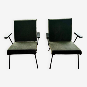 2 fauteuils du designer néerlandais Wim Rietveld
