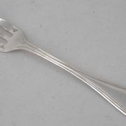 Christofle Albi, 10 silver-plated cake forks, excellent condition.