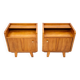 Pair of Art Deco bedside tables, Poland, 1950s.