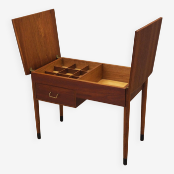 Teak sewing table, Danish design, 1960s, production: Denmark