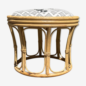 Bamboo stool 50s