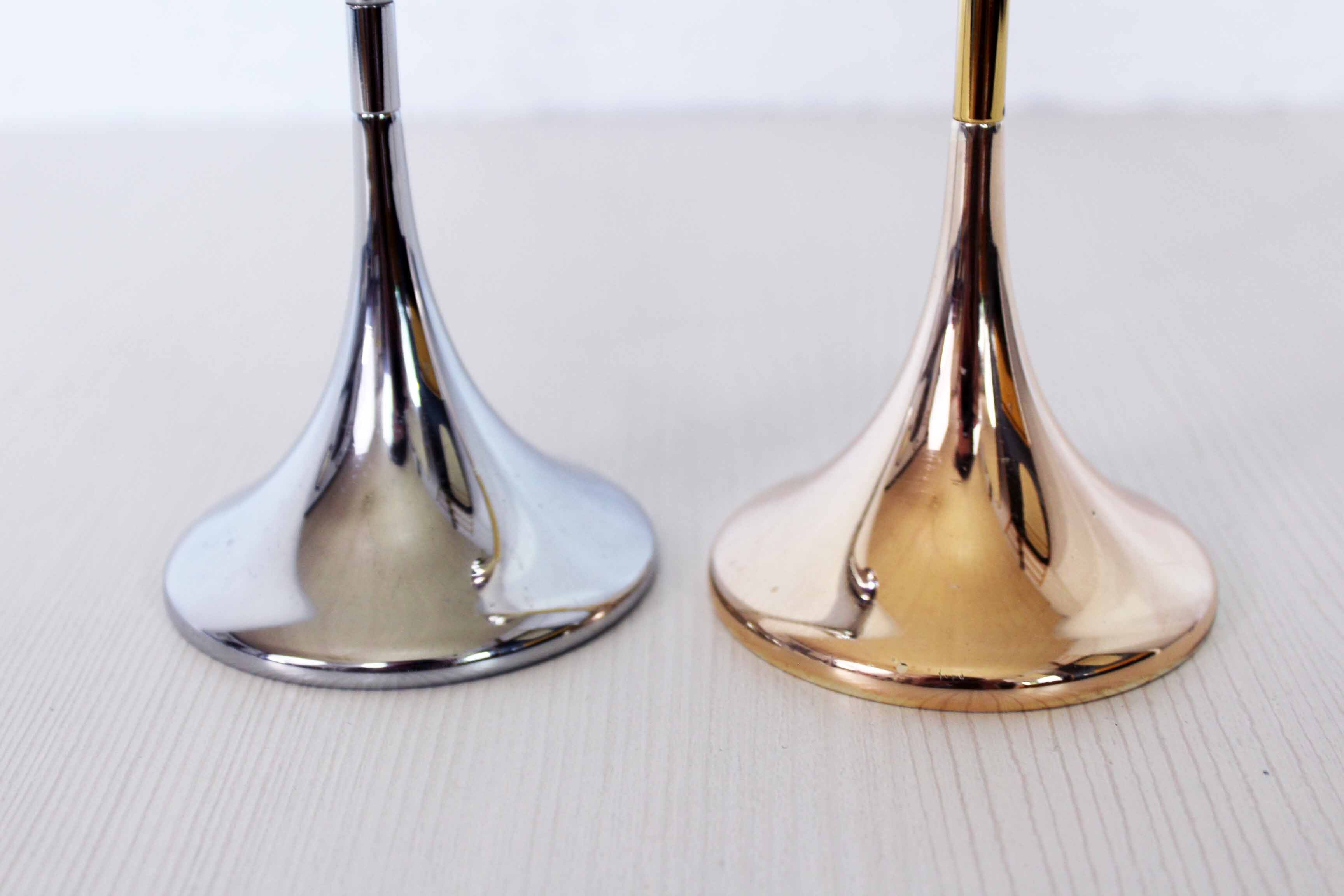 Pair of Freddie Andersen candlesticks