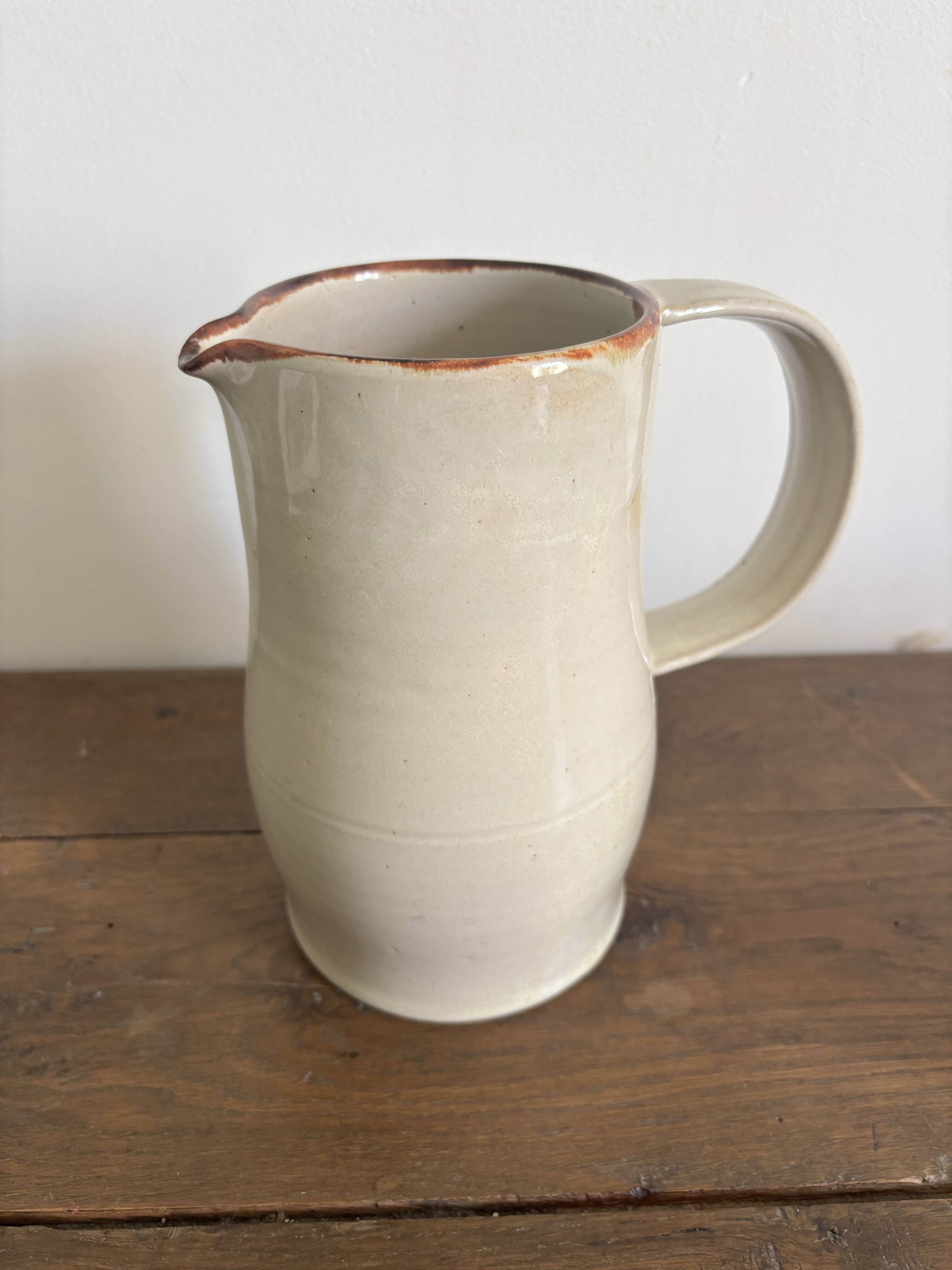 Vase ancienn en grès émaillé, marquée Arts Ceram Grand Feu