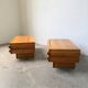 Paire de chevets en orme Maison Regain