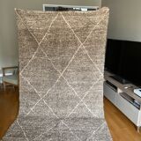 Carpet blessed ouarain speckled beige 254 x 146 cm