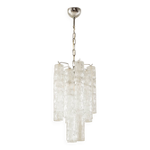 Venini, Tronchi glass chandelier, 1970s