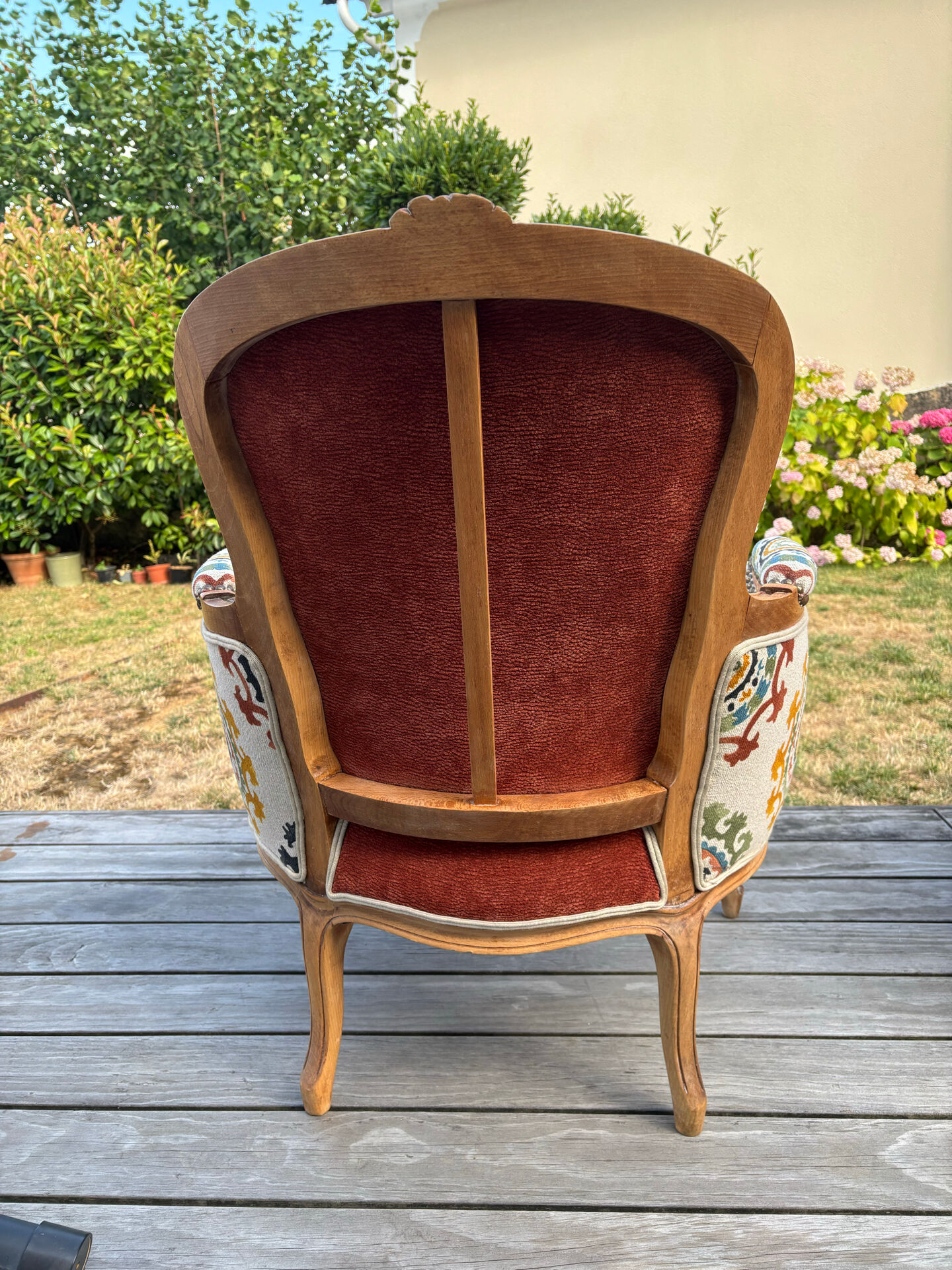 Bergère armchair in Louis XV style