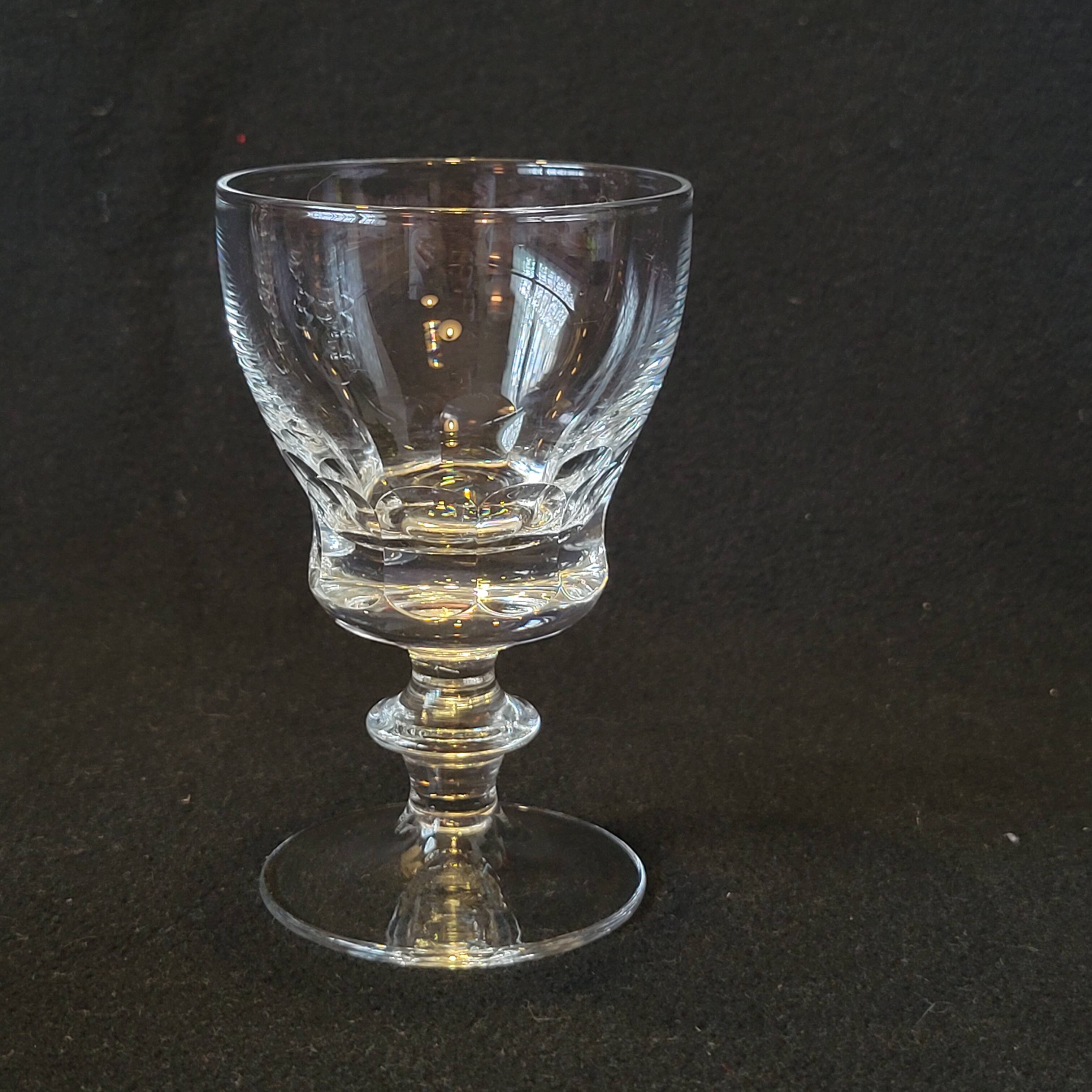 6 Antique Baccarat Cut Crystal Port or White Wine Glasses?