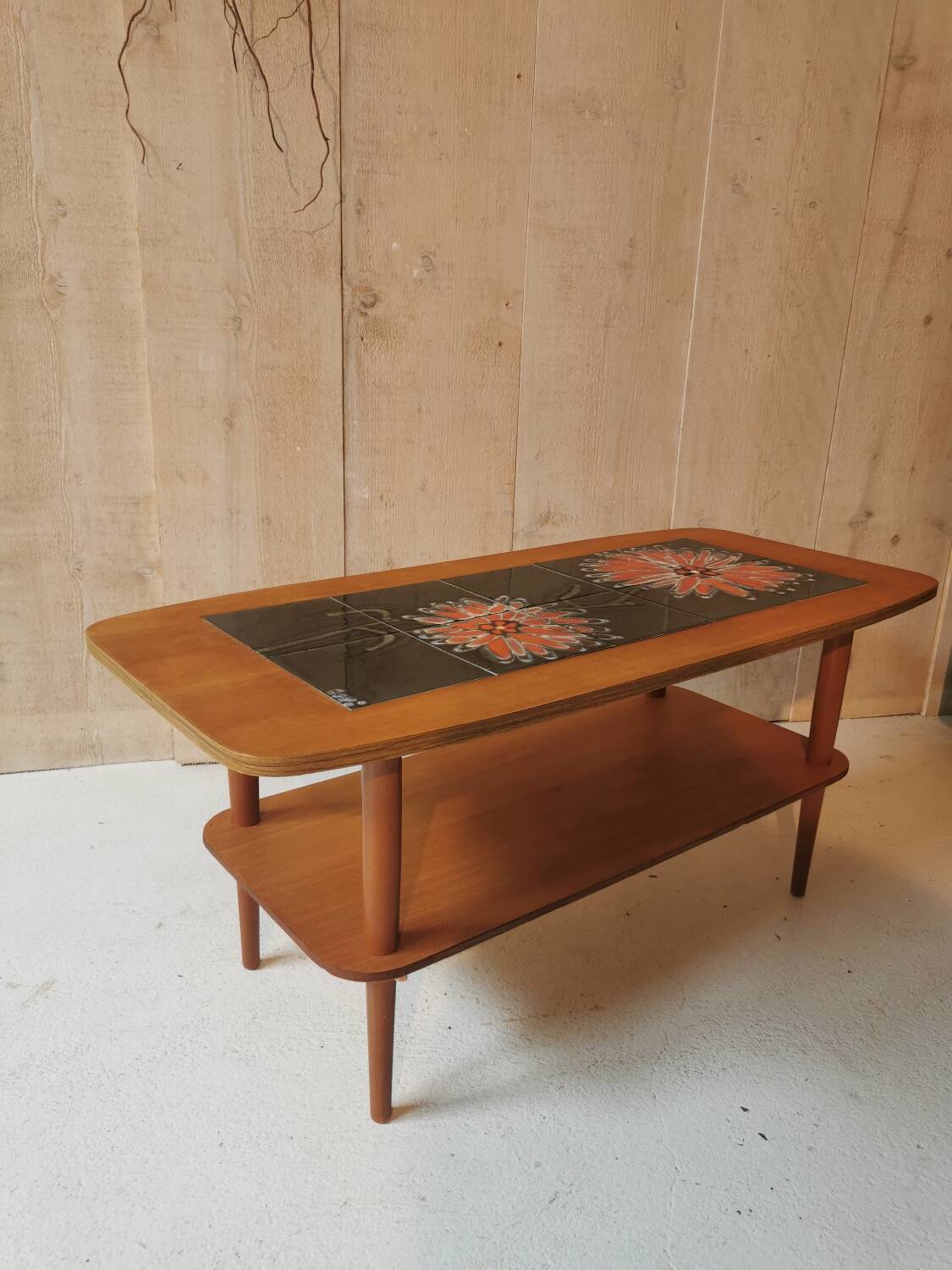 Teak coffee table