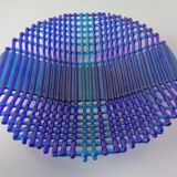 Italian filigree glass bowl, 1960s