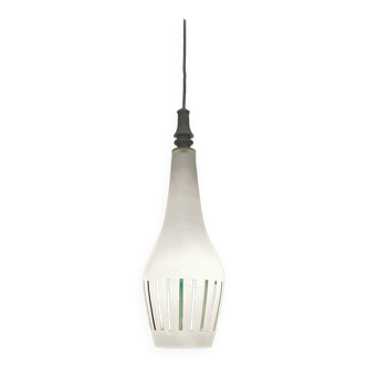 Lustre opaline design scandinave années 60