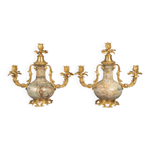 paire de candélabres