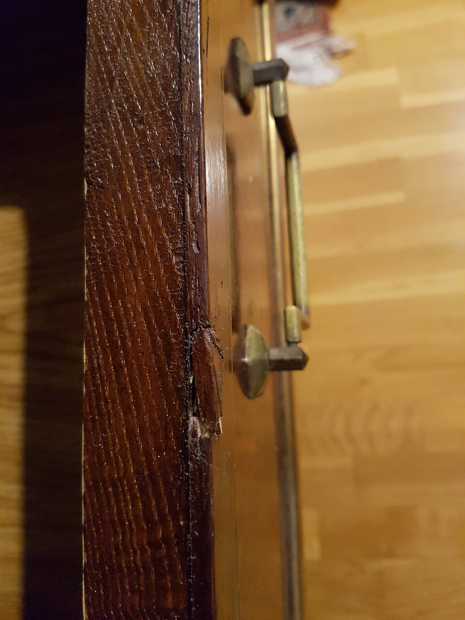 Louis XVI mahogany commode