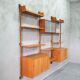 Mid-Century Modular Teak Wall Unit by John Texmon for Blindheim Mobelfabrik, Norway,  1960s