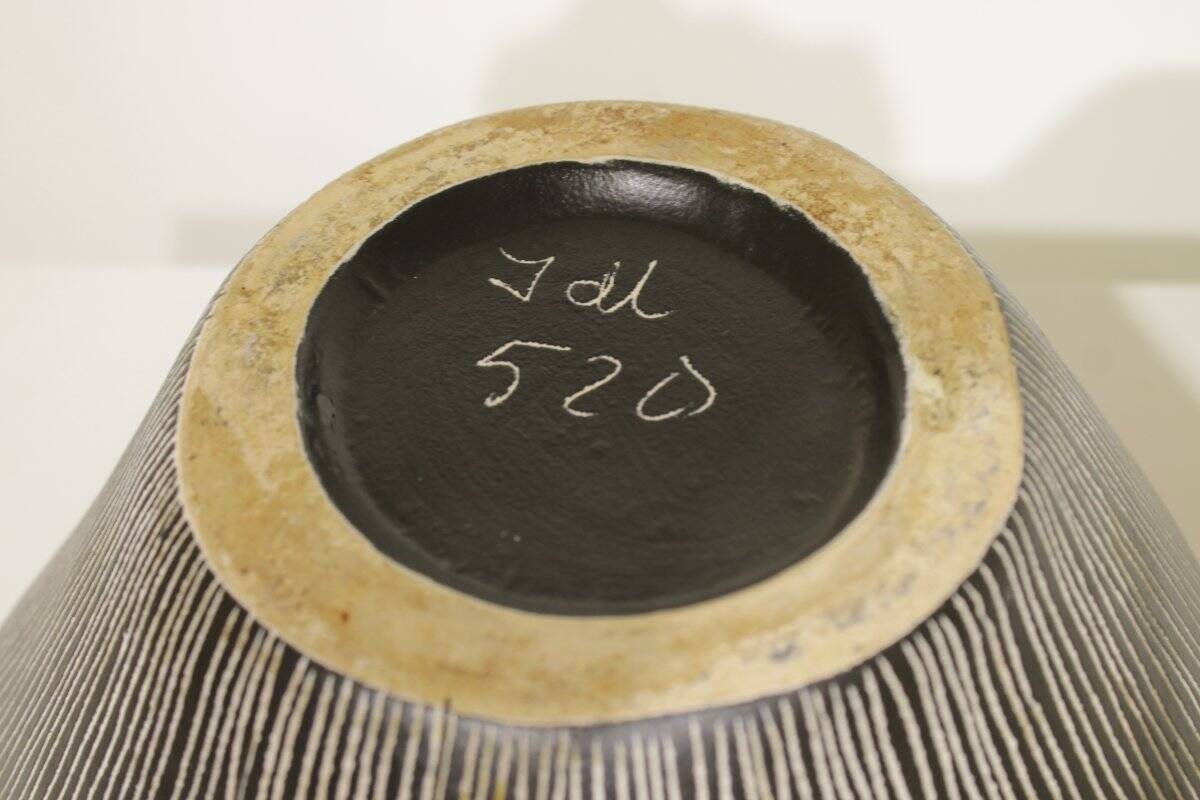 Large ceramic bowl by Jean de Lespinasse