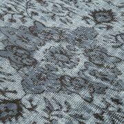 Hand-knotted rustic anatolian 1980s 160 cm x 258 cm grey carpet