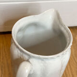 Painted ceramic water decanter