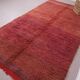 Burgundy Vintage Handmade Moroccan rug 180 x 336 cm - Berber wool Rug