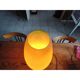 Lampe opaline saumon année 60