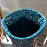 Vintage ceramic pot cache Fat Lava 60s