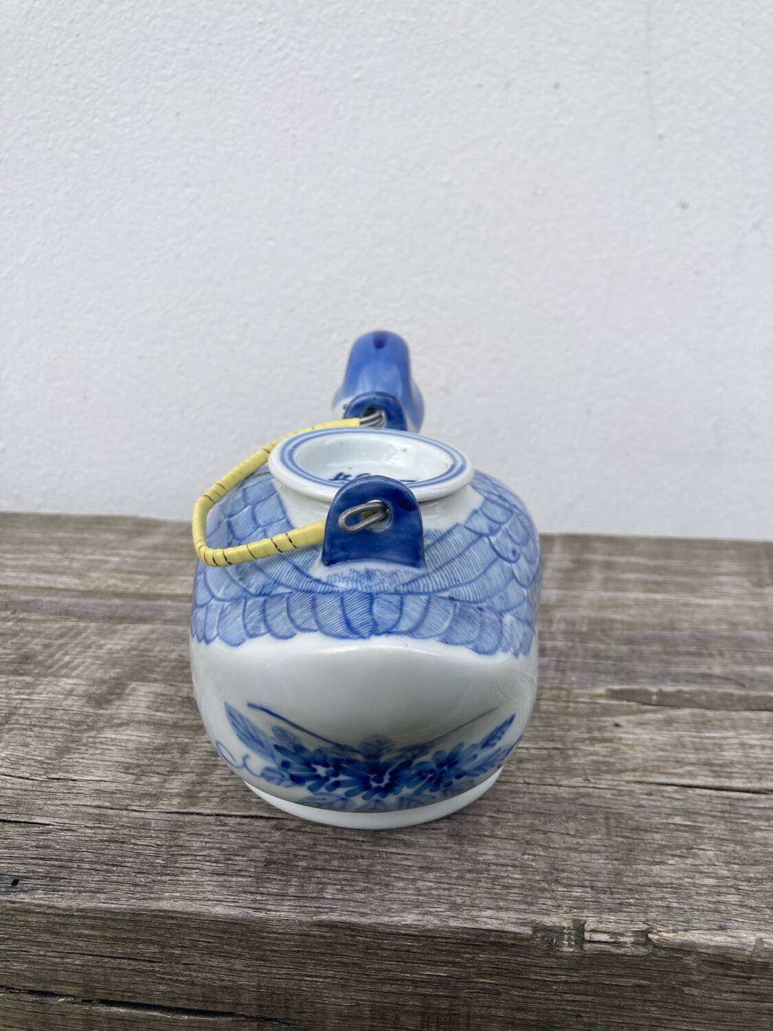 Chinese blue duck teapot