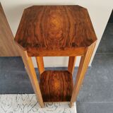 High art deco walnut selette