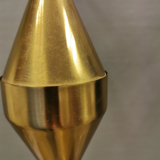 Hanging lamp in solid brass designed by Fritz Schlegel for Lyfa Denmark.