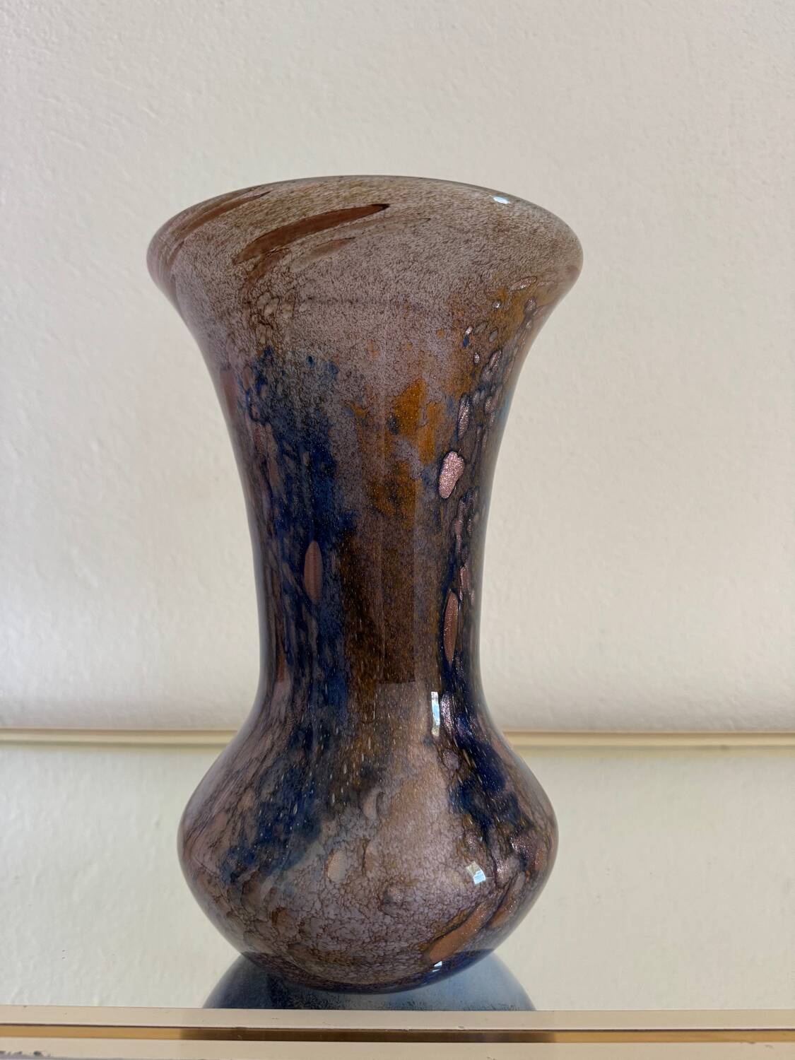 Murano glass vase from the 80s