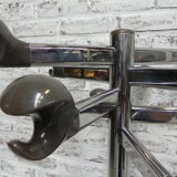 Vintage chrome standing coat rack