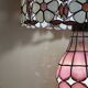 Tiffany-style lamp in mother-of-pearl.