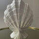 Vintage ceramic shell vase Italy