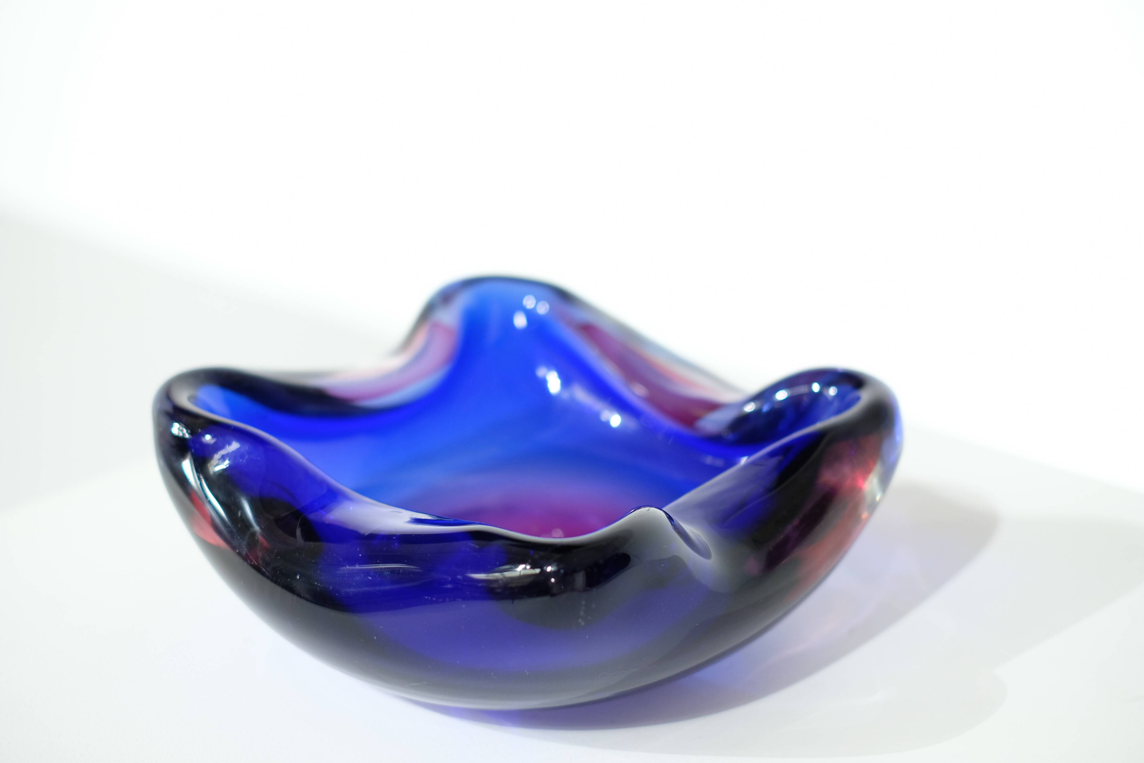 Murano glass pocket tray, Italy - 1960s