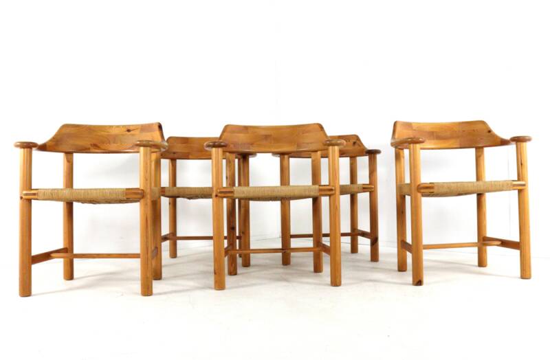 Ensemble de 5 chaises Rainer Daumiller pour Hirtshals Savværk.