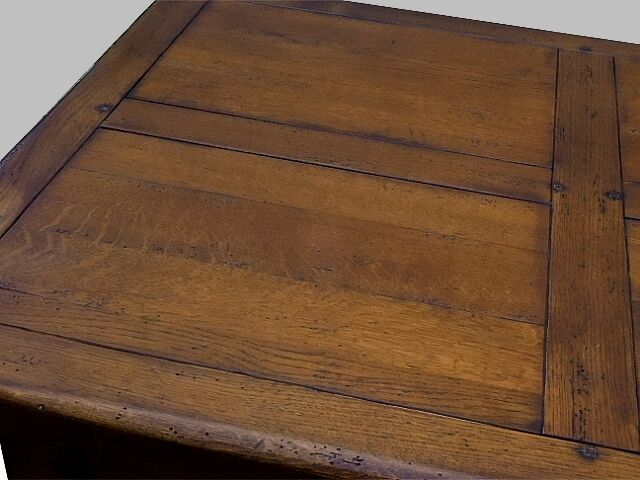 Massive old chene farm table