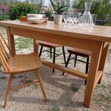 Oak farmhouse table