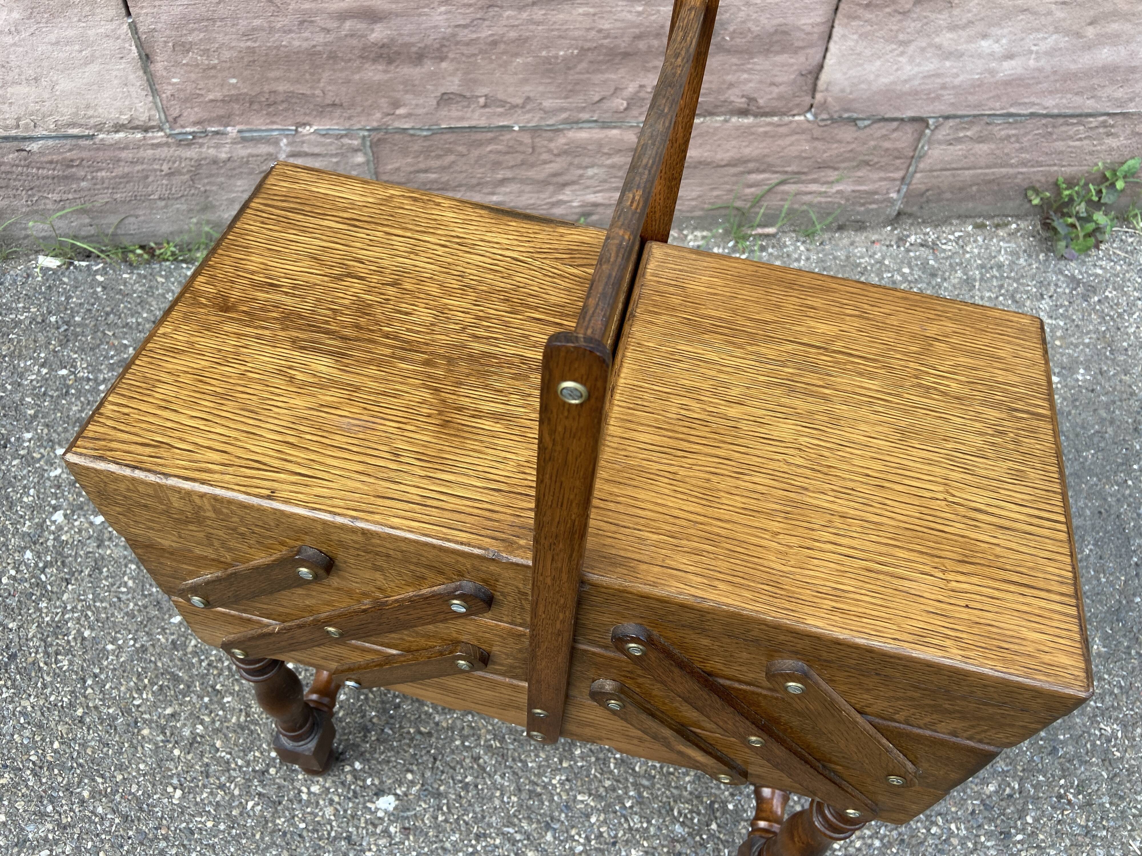 Vintage sewing box worker