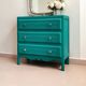 Art Deco emerald green chest of drawers