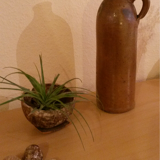 Old stoneware bottle