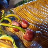 Plat barbotine Vallauris